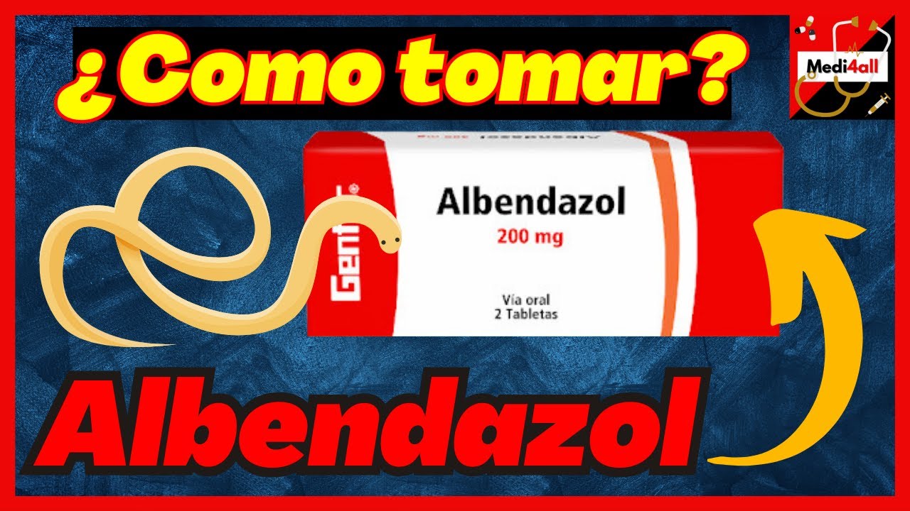 ALBENDAZOL Tabletas y Suspension COMO y CUANDO TOMAR? Adultos y Niños