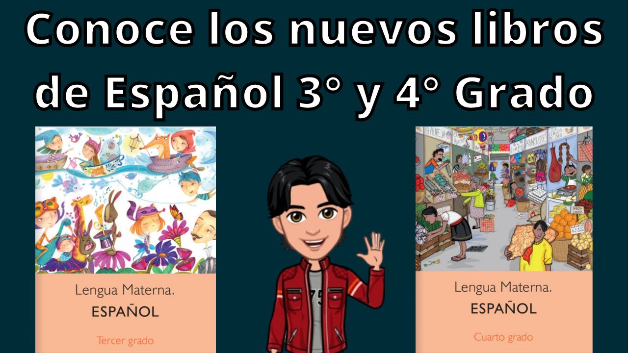 Conoce los nuevos libros de Español 3° y 4° Grado.