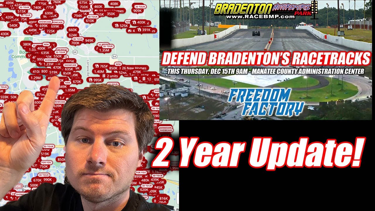 2-year Update on the Bradenton Motorsport Park and Freedom Factory Housing Development!