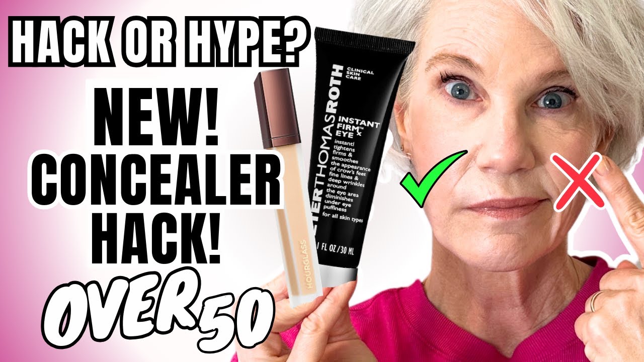 NEW VIRAL Makeup Hack For Mature Skin! (TIKTOK FIRMx EYE CREAM by Peter Thomas Roth/Updated!)