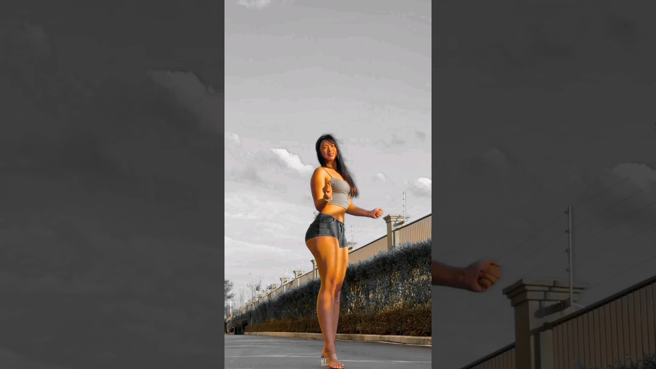 Asian Thick Fitness Model 🔥🍓🍓 #fitness #crossfit #model #glutes #gymlover #thickness #asian #dance