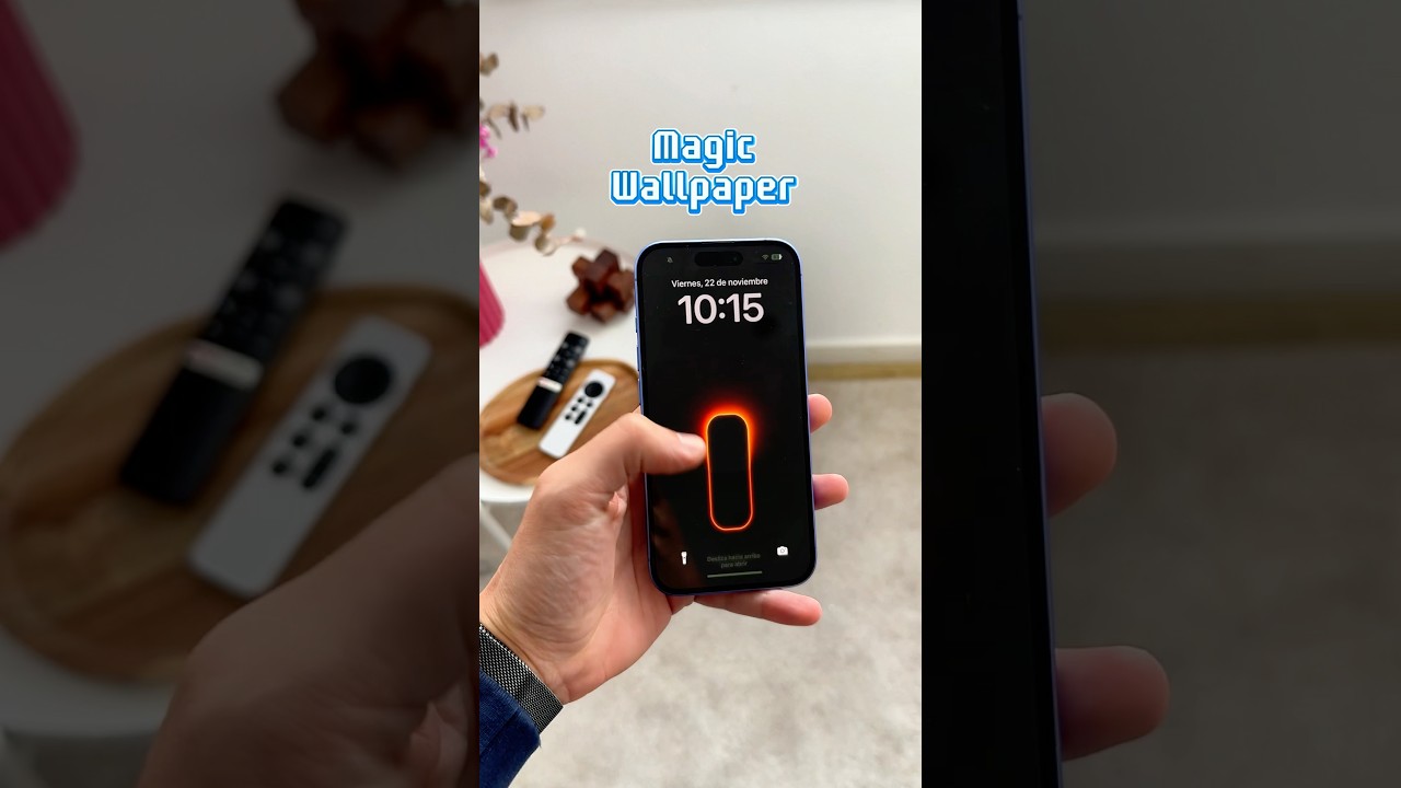 Este FONDO DE PANTALLA para iPhone es mágico! Truco 🪄