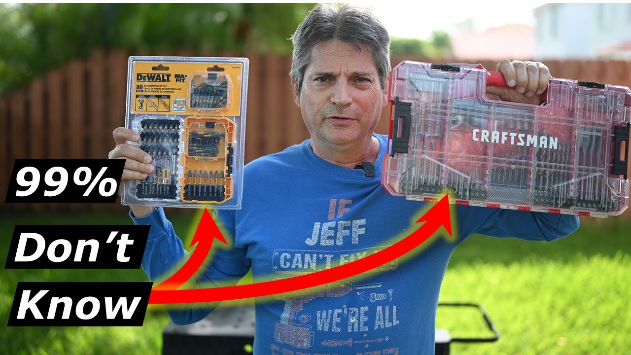 DeWalt, Craftsman Drill Bit Sets | Clever Hack 99% Don't Know