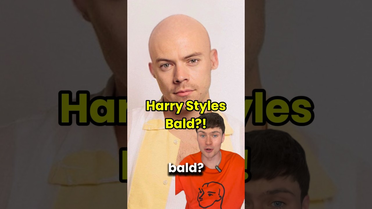 Is harry styles bald?! 😮 #harrystyles #shorts
