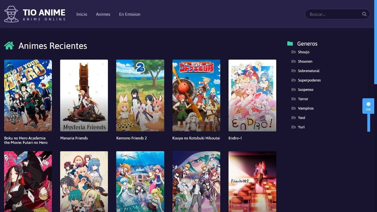 PAGINA PARA VER ANIME REMPLAZO DE ANIME YT-TÍO ANIME