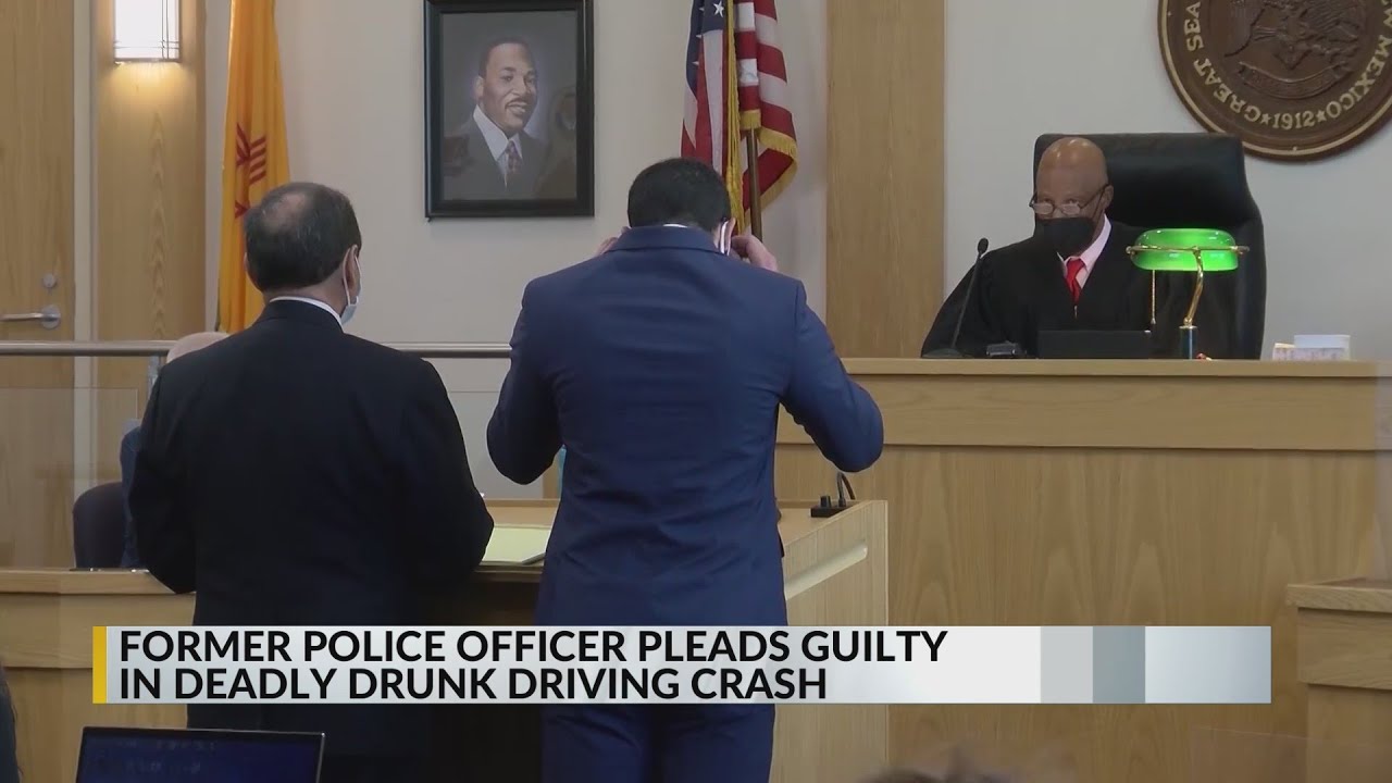 Former police officer pleads guilty to drunk driving crash