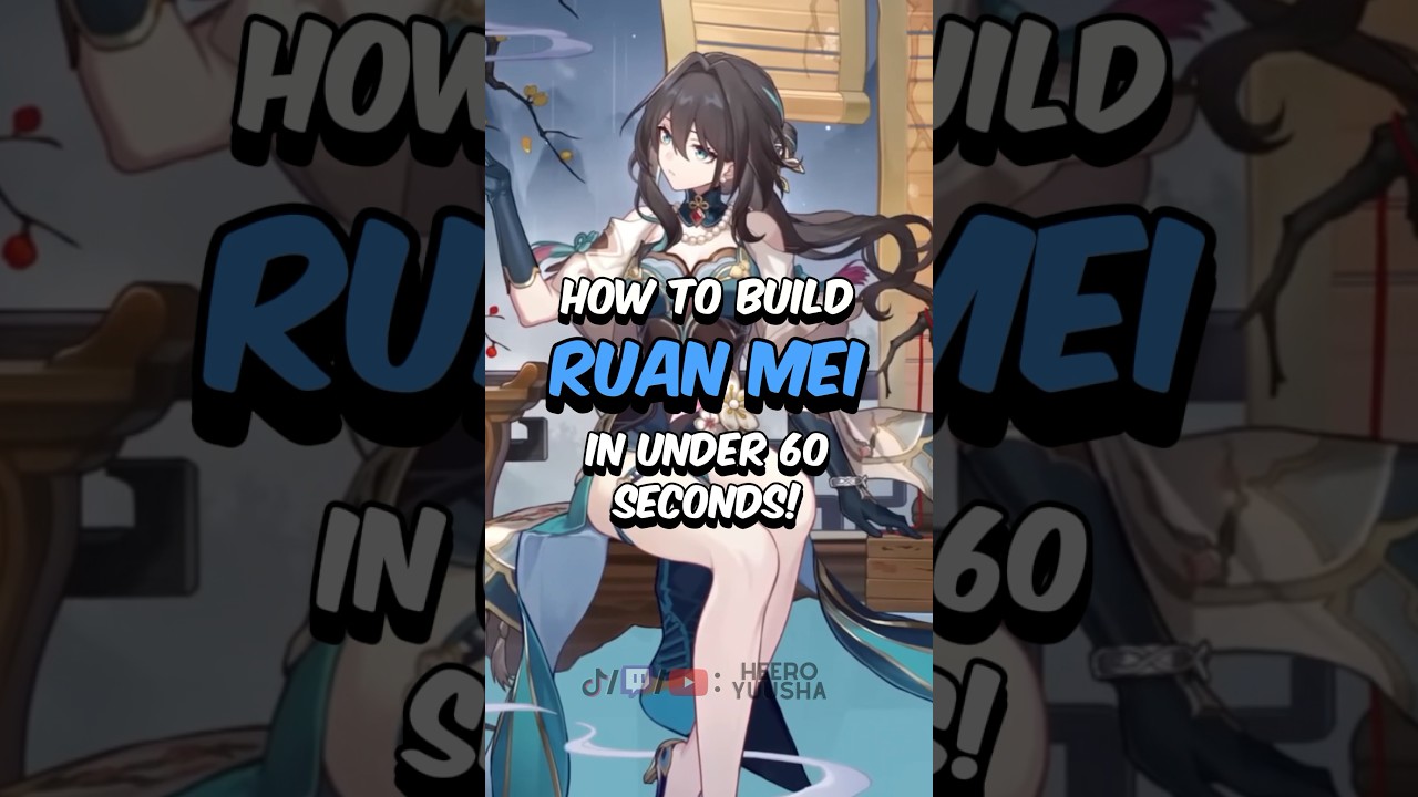 BEST RUAN MEI BUILD - How to Build Ruan Mei in 60 Seconds #honkaistarrail #starrail #hoyoverse