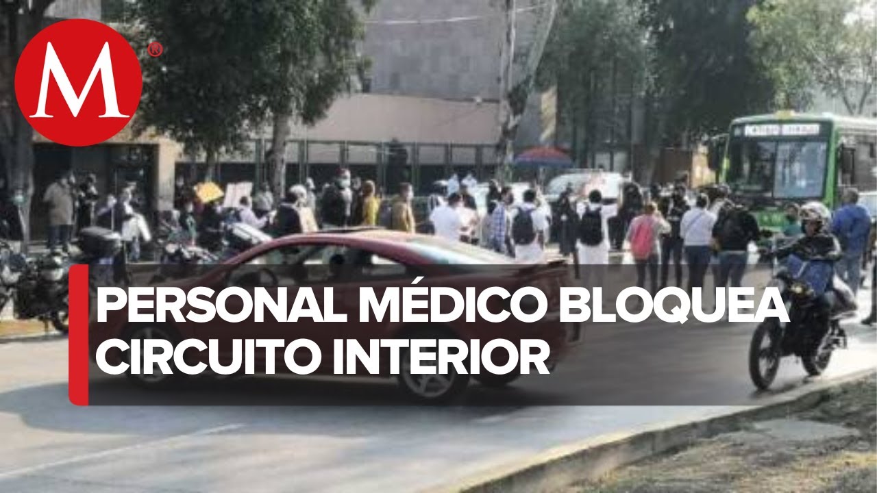 Personal médico del IMSS protesta en hospital La Raza