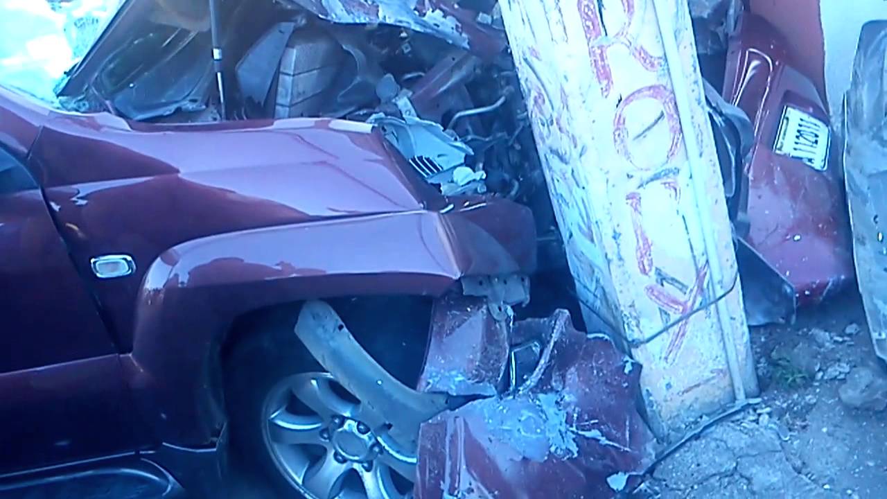Accidente Reparto del Este Santiago, calle México con León Jiménez.