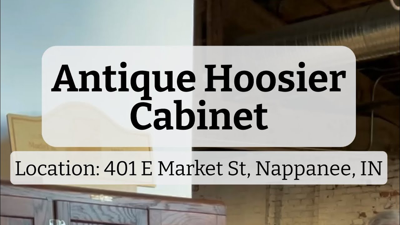 Hoosier Cabinet Tour