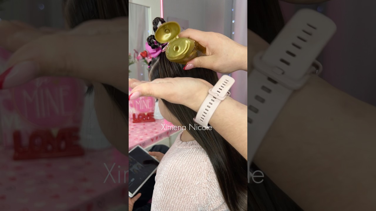 Este es el aceite de argan que utilizamos es de la marca Ogx 😍❤️ #cabellosano