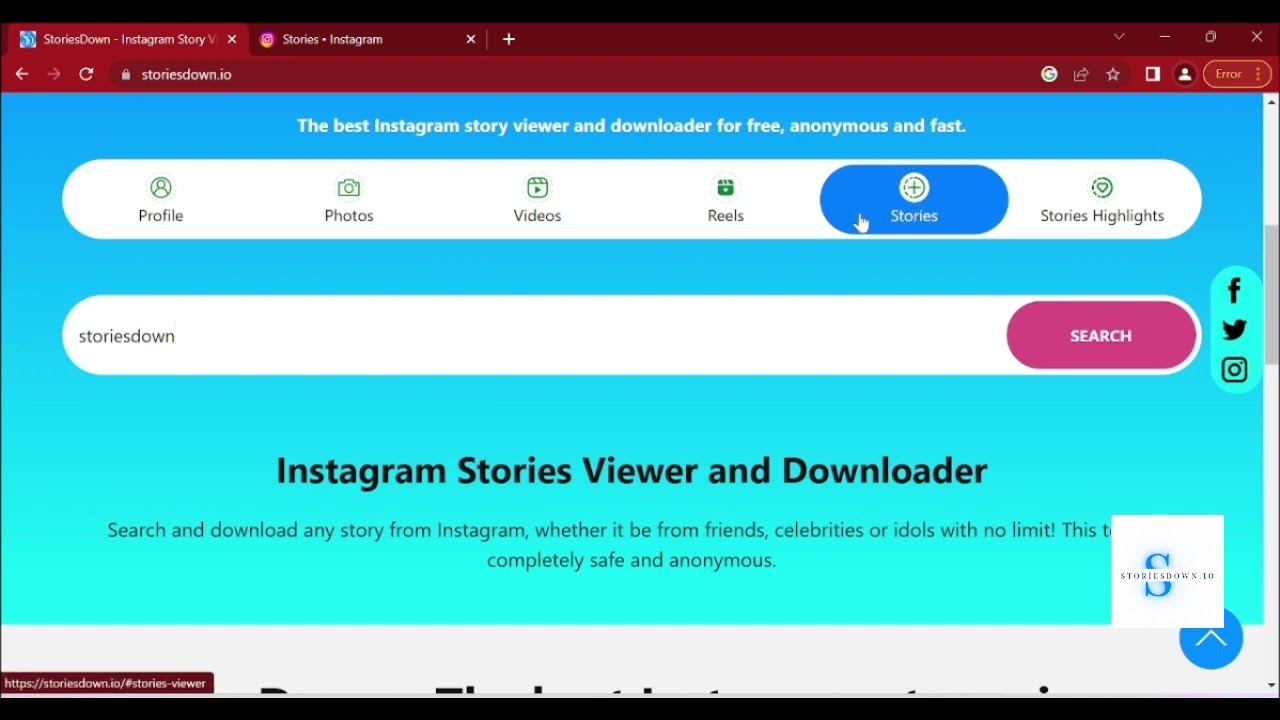 Can you download stories from instagram  - Storiesdown ?