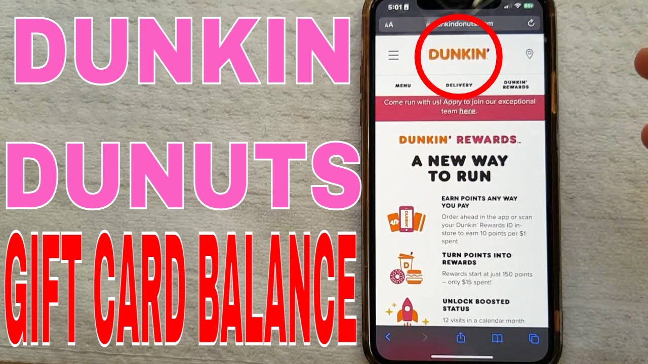 ✅ How To Check Dunkin Donuts Gift Card Balance Online 🔴