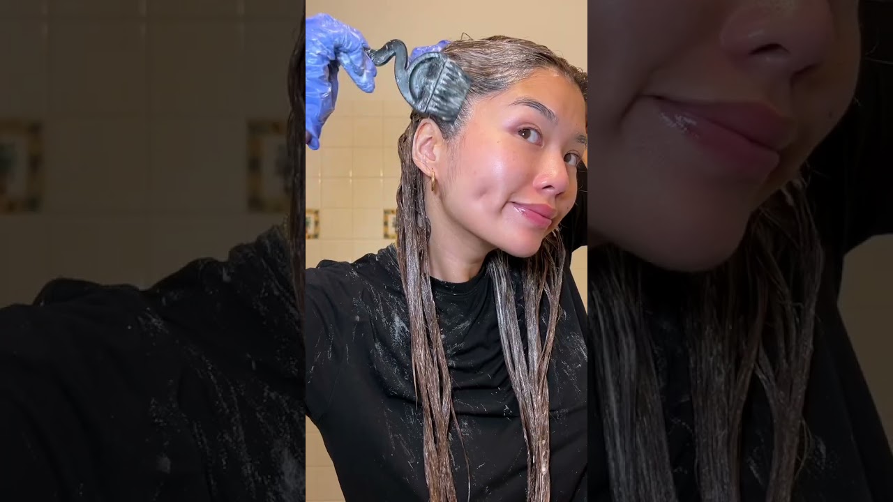 DYE BROWN HAIR AT-HOME