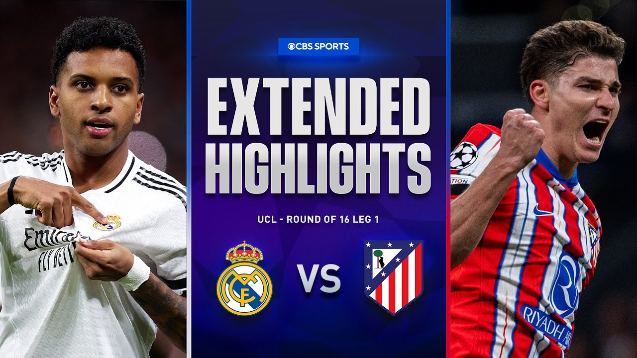 Real Madrid vs. Atlético Madrid: Extended Highlights | UCL Round Of 16 Leg 1 | CBS Sports Golazo