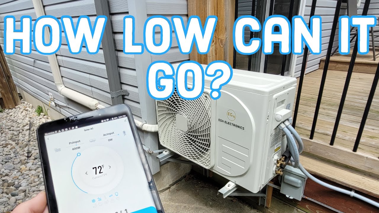 How Many Watts!? EG4 Solar Hybrid Mini Split Ac - Minimum Operating Wattage