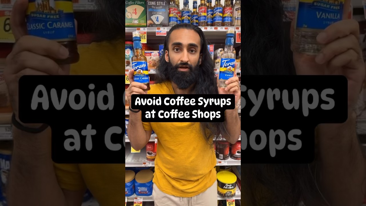 Avoid Coffee Syrups from Coffee Shops #coffeelover #syrup #coffeetime