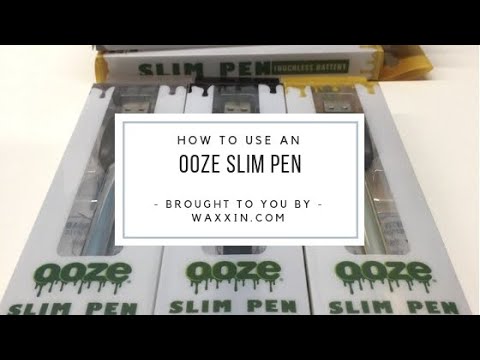 Instructions on How to Use an Ooze Slim Pen