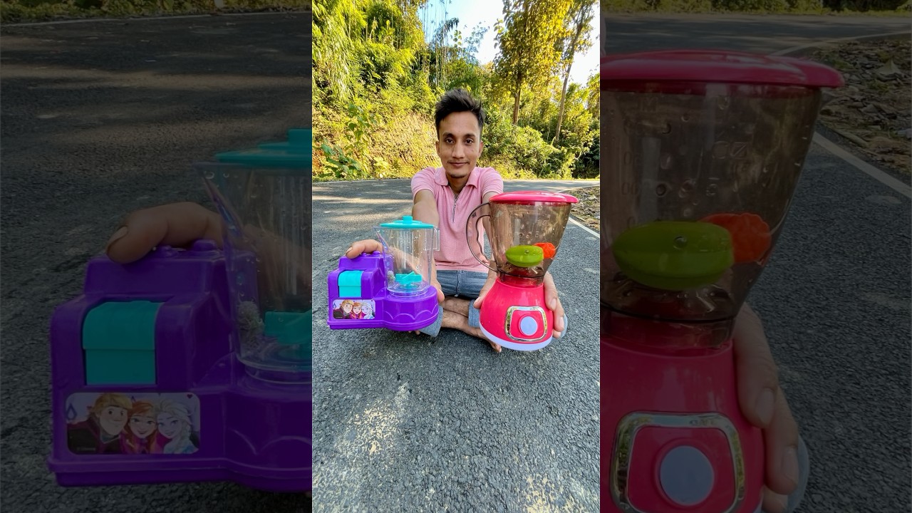 Satisfying With Unboxing & Review Toys Two Mixer Machine ASMR Video