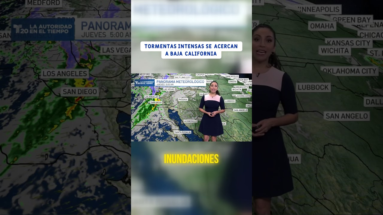 El pronóstico del tiempo en Tijuana, Baja California | Tormenta invernal