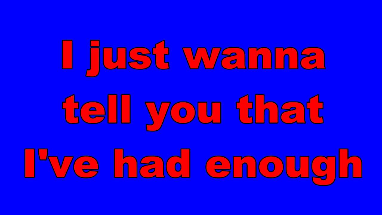 N' Sync   Bye Bye Bye Lyrics