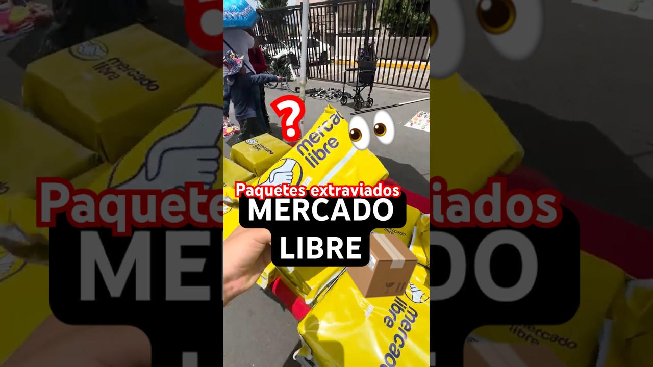 Compré “PAQUETES EXTRAVIADOS” de MERCADO LIBRE en el TIANGUIS 😱📦 #lamalacdmx #mercadolibre