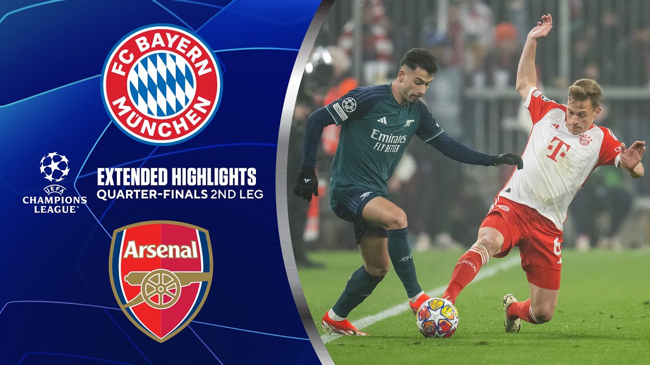 Bayern vs. Arsenal: Extended Highlights | UCL Quarter-Finals 2nd Leg | CBS Sports Golazo