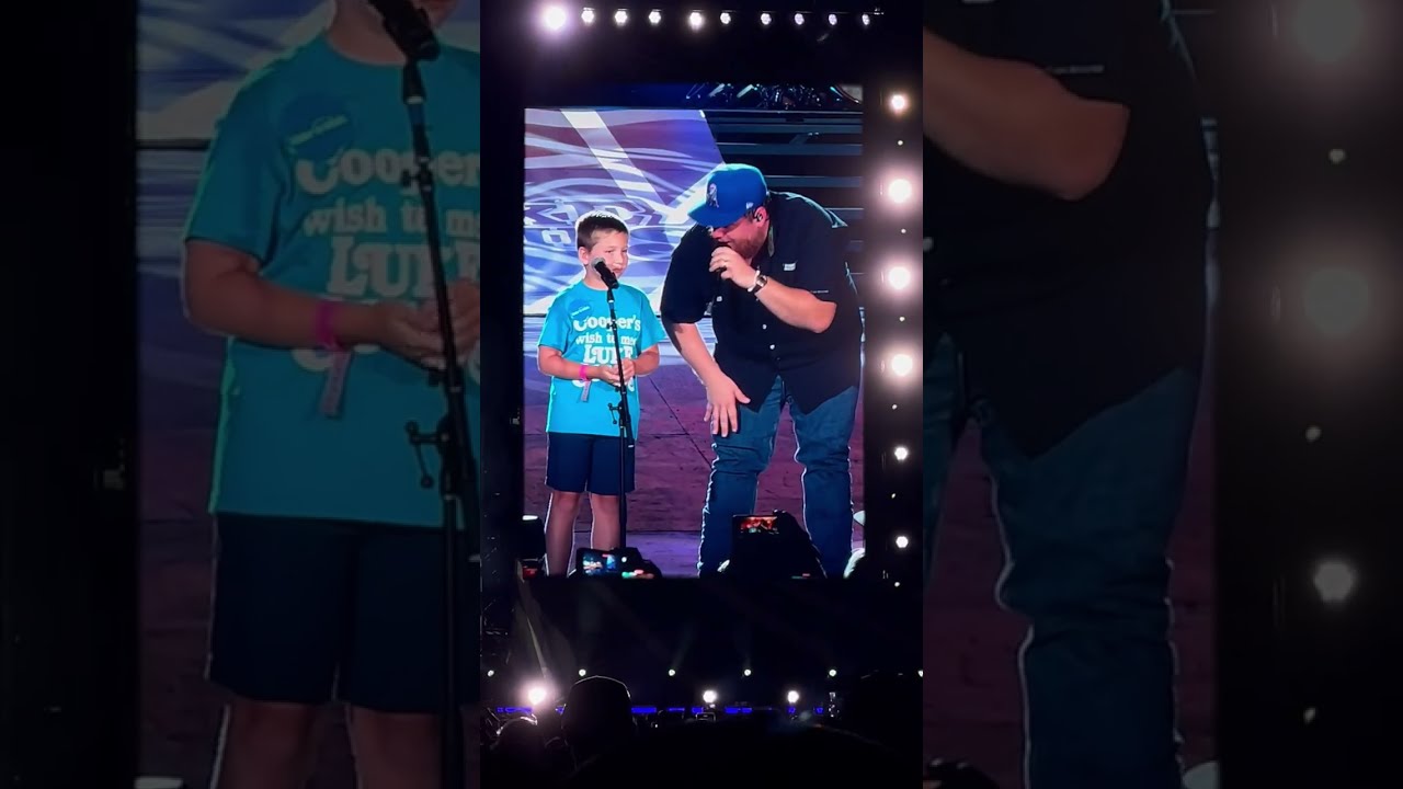 Luke Combs Invites Boy Who Beat Cancer on Stage
