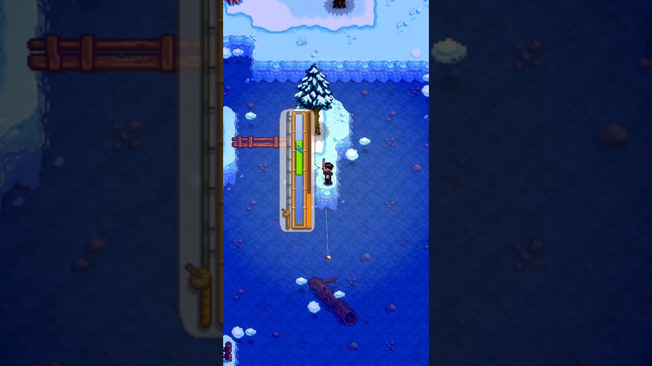 Catching Lingcod Fish in Stardew Valley #shorts #stardewvalley