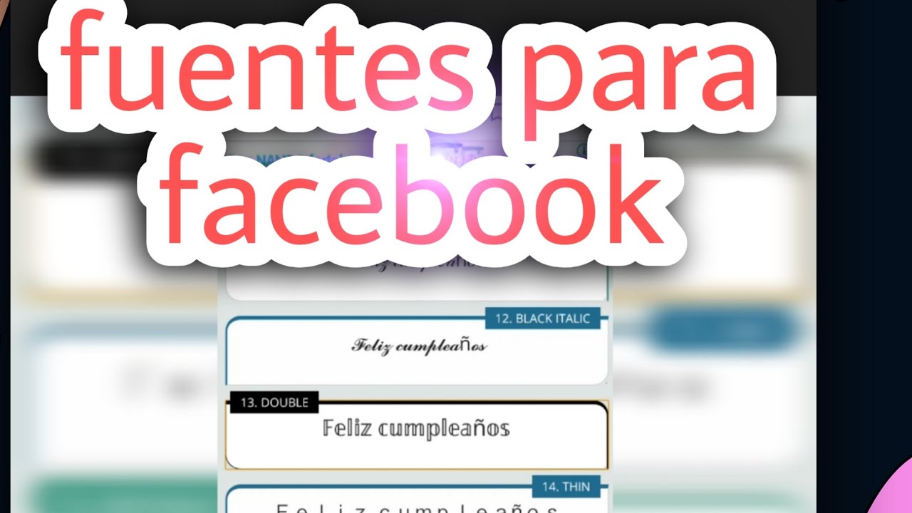🧡COMO CAMBIAR EL TIPO DE LETRA EN FACEBOOK|  #Facebook #Fuentes #Publicaciones