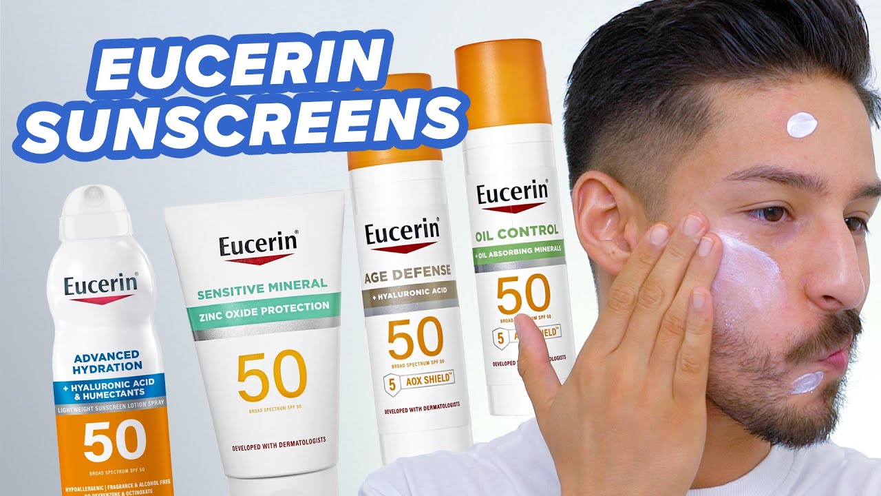 Trying Eucerin American Sunscreens - Do they Compare to the European Formulas?