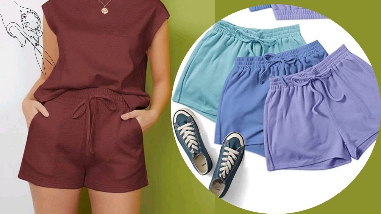 SHORT DEPORTIVO para DAMA ,Patrón en varias Tallas ( S-M-L) Fácil y Practico