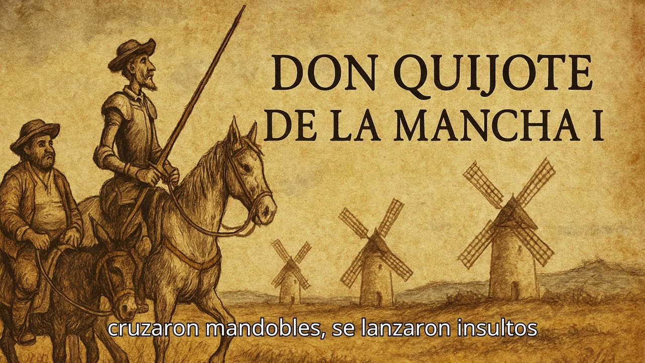 Don Quijote de la Mancha Parte I – Audiolibro narrado completo (Resumen en 1 hora)