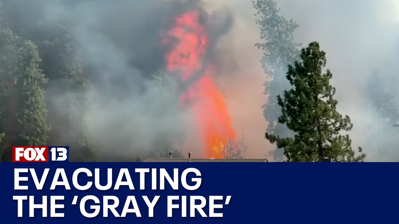 Evacuating after Gray Fire explodes in Spokane County