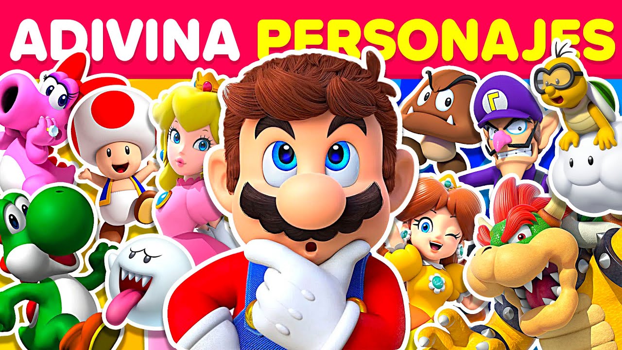 Adivina el Personaje de Mario Bros 👾🤔🎮 | ¿Sabes quién es? - Videojuegos| PlayQuiz Trivia