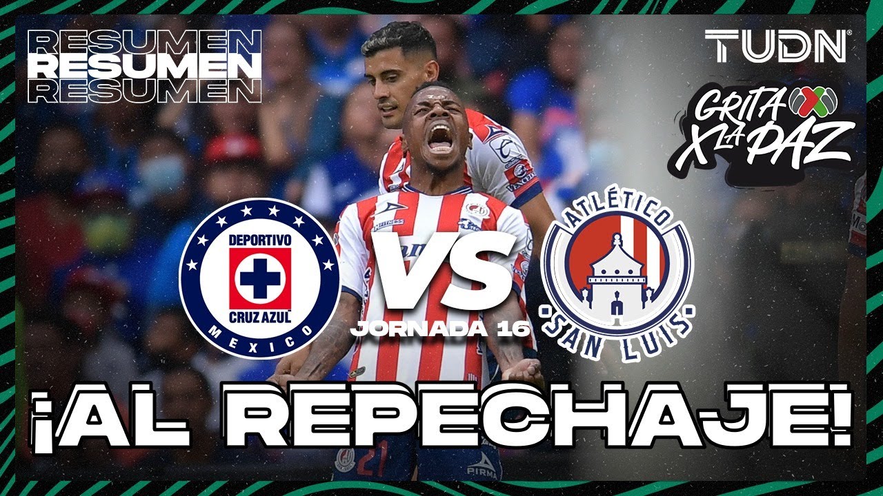 Resumen | Cruz Azul VS Atl San Luis | Grita México C22 - J16 | TUDN