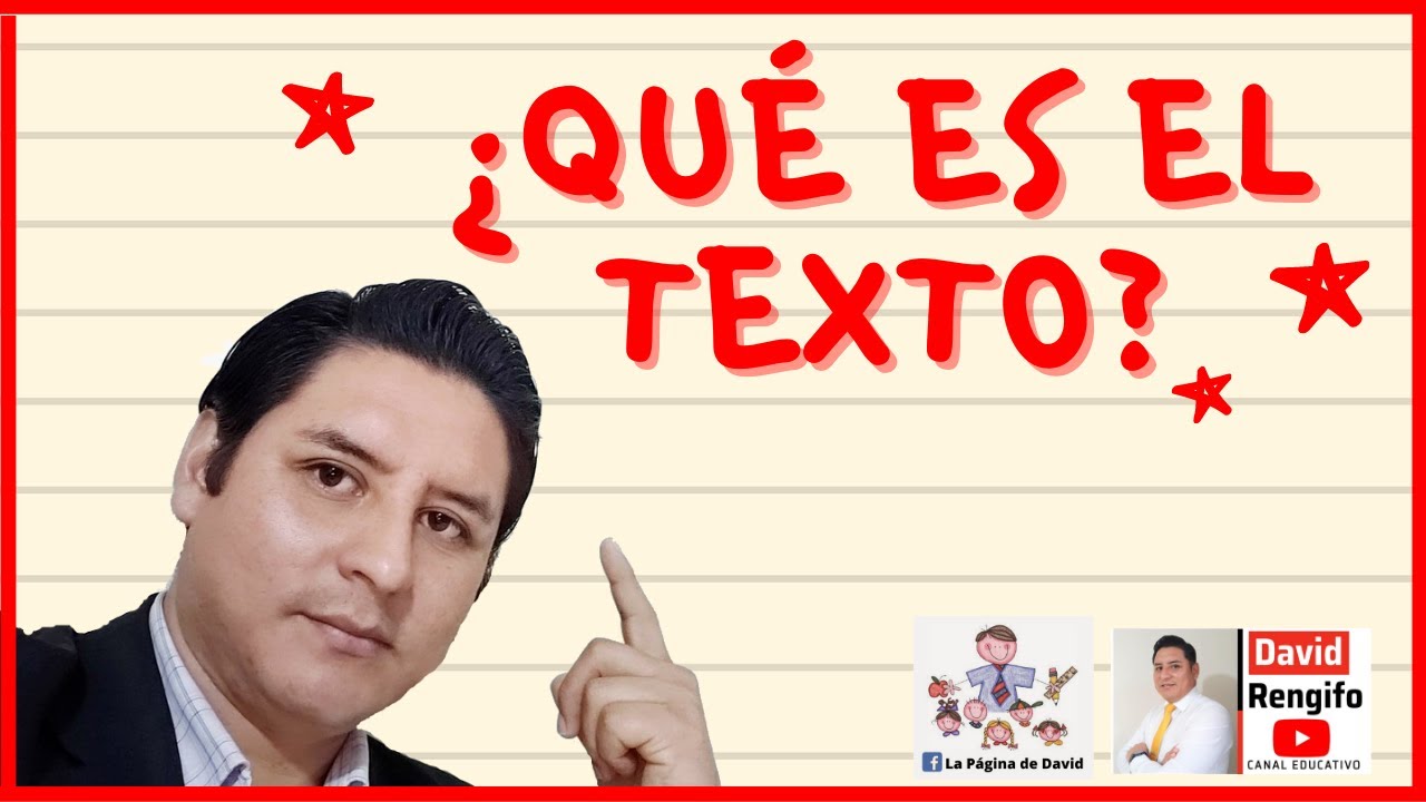 🔥¿QUÉ ES EL TEXTO? 📝
