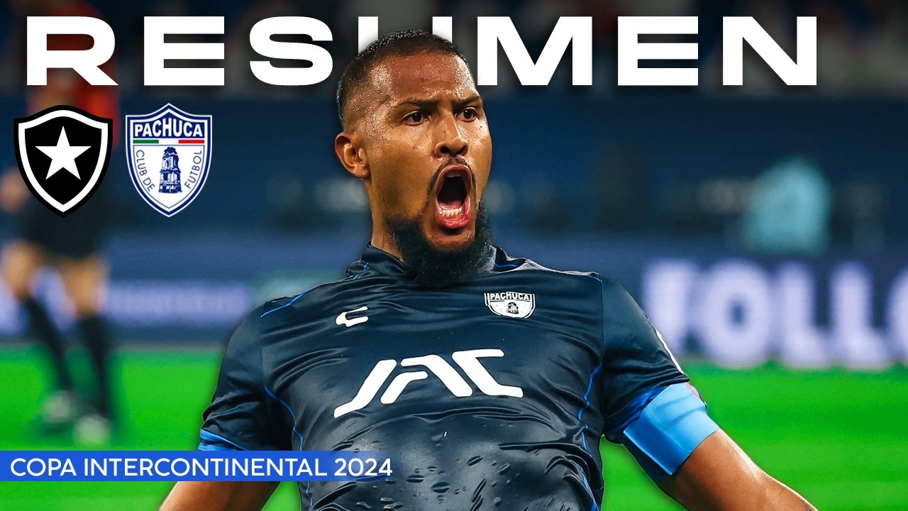 PACHUCA GOLEA a BOTAFOGO y se CORONA CAMPEON DE AMERICA! Resumen Español / Highlights