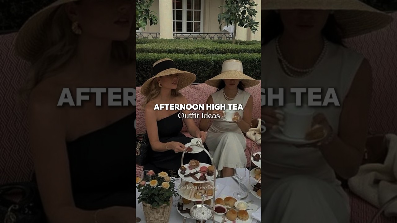 Afternoon high tea outfit ideas | How to dress for a tea party #fashion #oldmoneyfashion