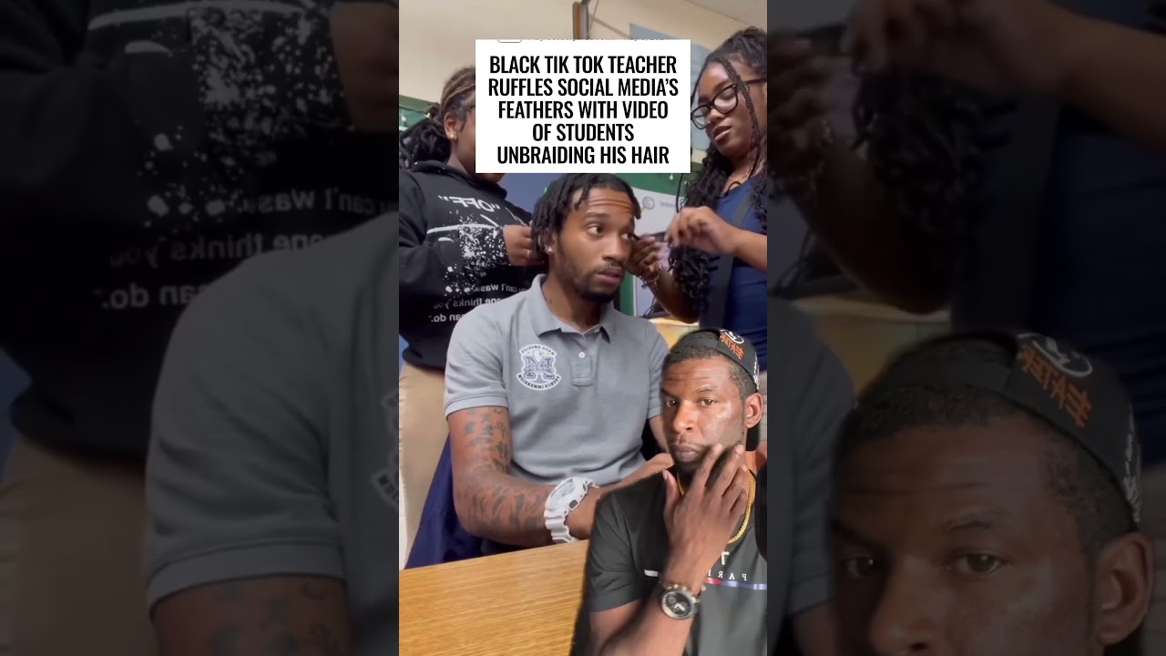 Teacher Allows Students to Unbraid His Hair in Class for Surprising Reason. #teacher #innapropriate