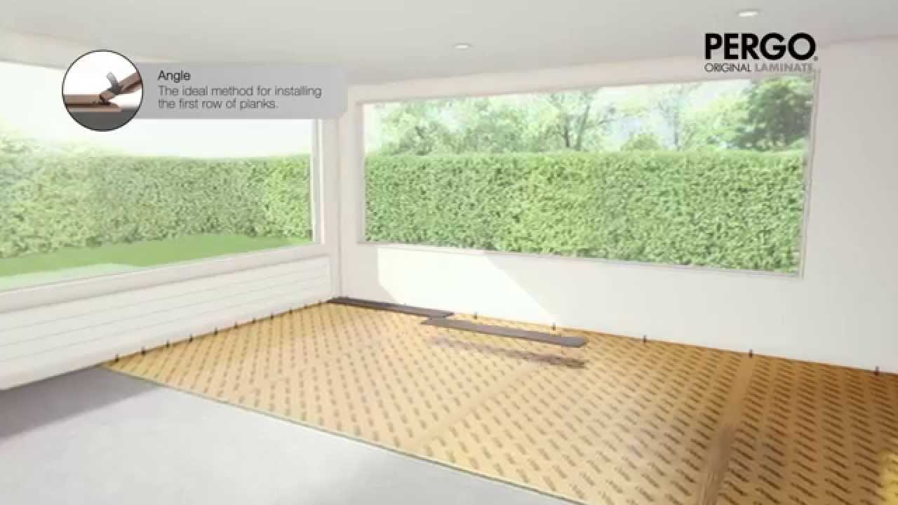 How to lay laminate flooring - Pergo