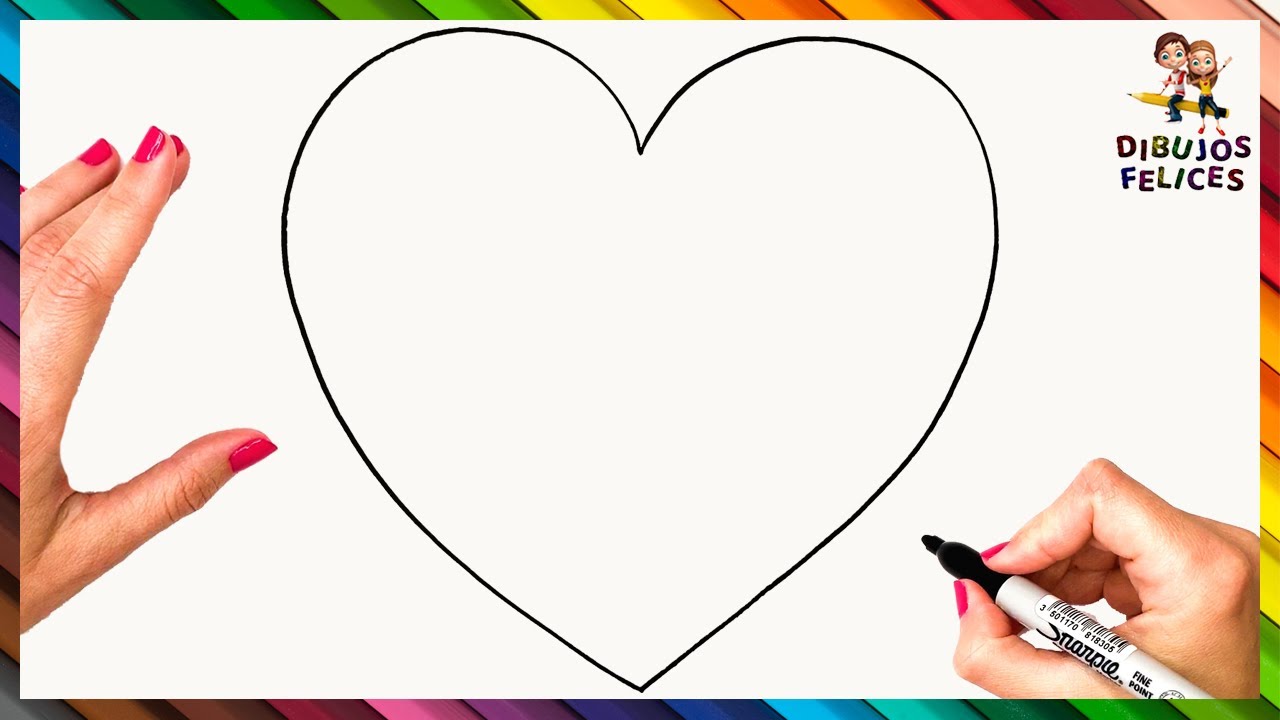 Cómo Dibujar Un Corazón Paso A Paso 💖 Dibujo De Corazón