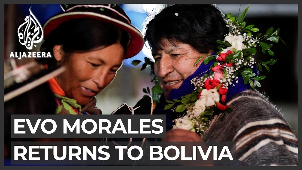 Evo Morales returns to Bolivia from exile in Argentina