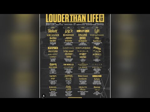 SLAYER reunites at Louder than Life 2024; Full lineup announced