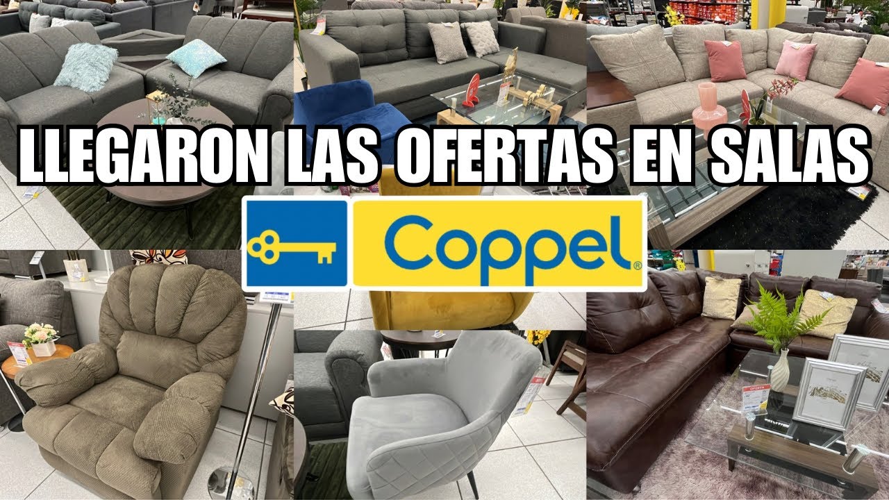 ‼️OFERTAS EN MUEBLES💛Recorrido por las SALAS MAS BONITAS DE COPPEL