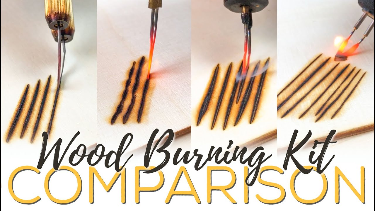 Wood Burning Kit Comparison - 8 Kits - One Video