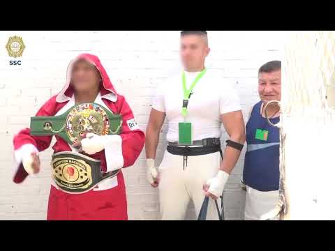 #SSC | Exhibición de box en el Reclusorio Preventivo Varonil Oriente.