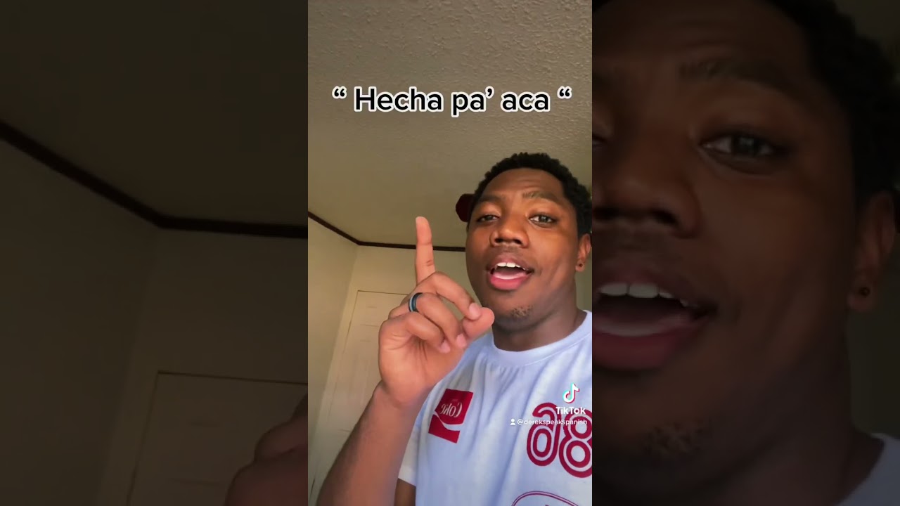 How to say “ Come here” in Spanish ?🔥