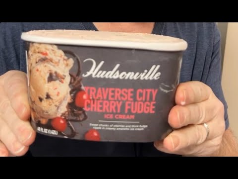 Gary Tries Hudsonville Ice Cream Traverse City Cherry Fudge For The First Time