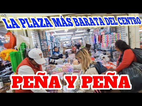 Así está Plaza PEÑA Y PEÑA: Toda la Mercancía Se Remata, Cosméticos, Electrónicos, Papelería y Más